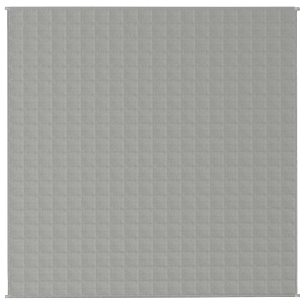 Weighted Blanket Grey 200x200 cm 13 kg Fabric