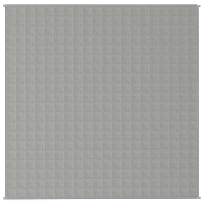 Weighted Blanket Grey 200x200 cm 13 kg Fabric