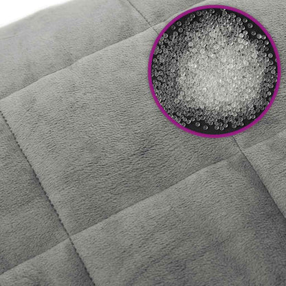 Weighted Blanket Grey 200x200 cm 13 kg Fabric