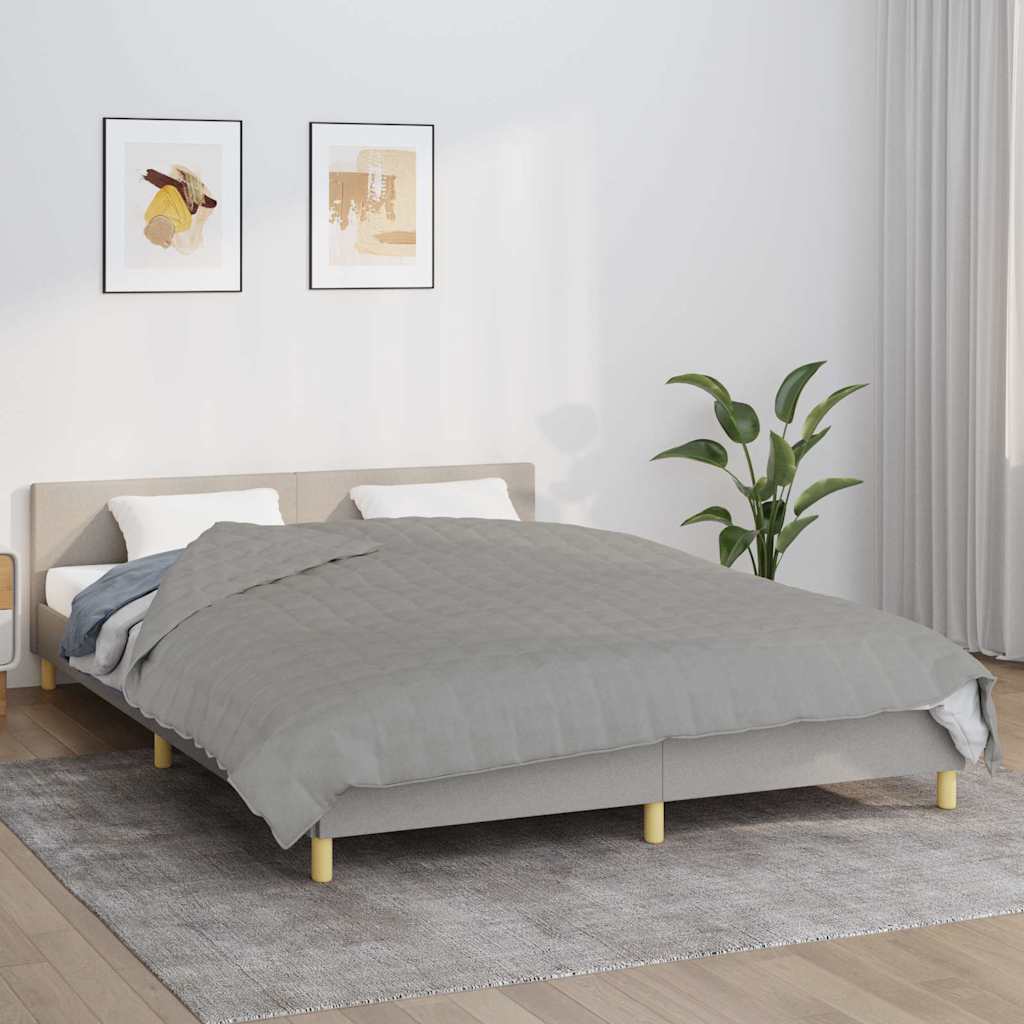 Weighted Blanket Grey 220x235 cm 11 kg Fabric
