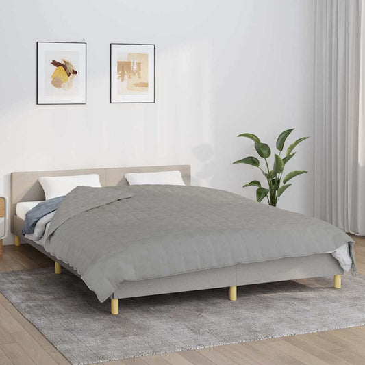 Weighted Blanket Grey 220x235 cm 11 kg Fabric
