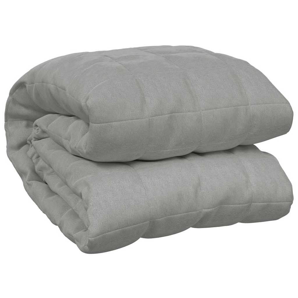 Weighted Blanket Grey 220x235 cm 15 kg Fabric