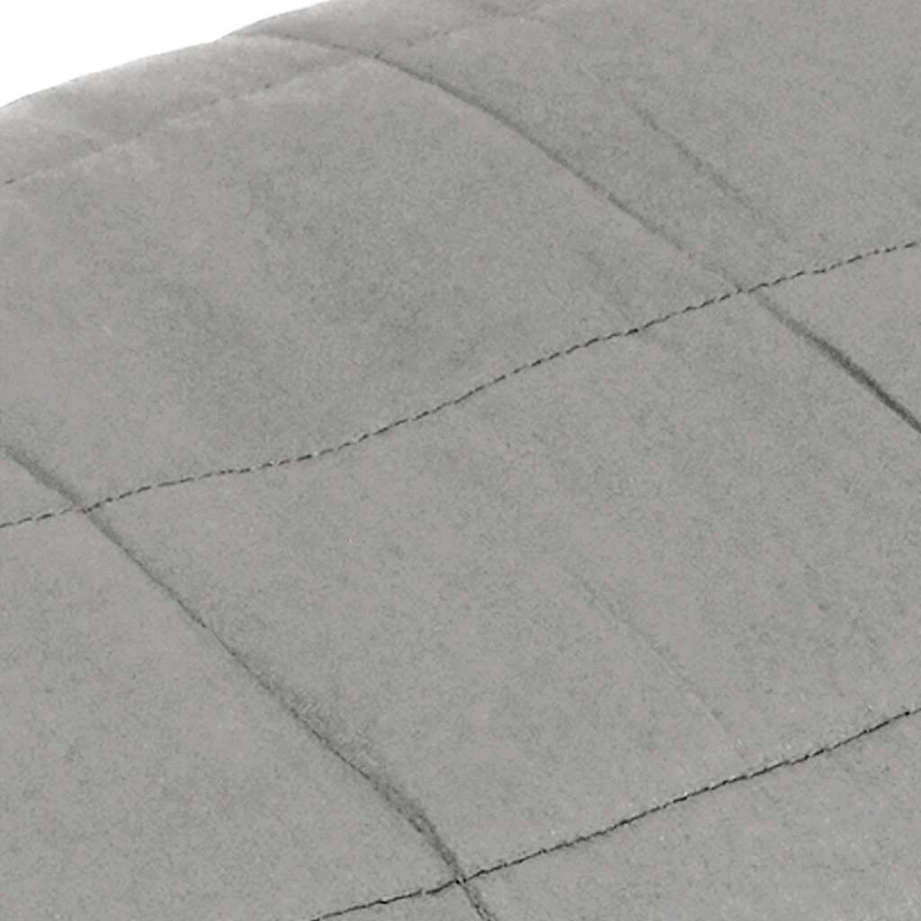 Weighted Blanket Grey 220x235 cm 15 kg Fabric
