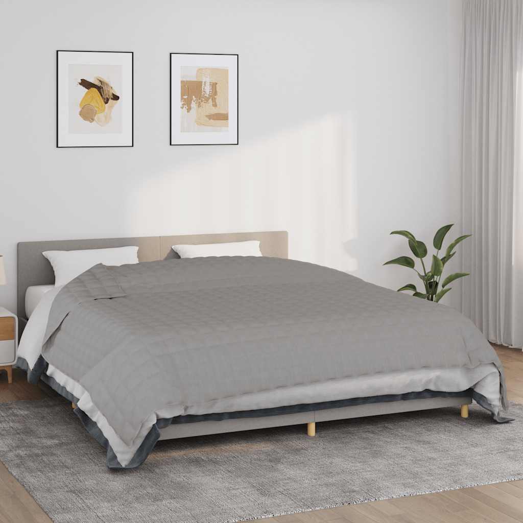 Weighted Blanket Grey 235x290 cm 11 kg Fabric