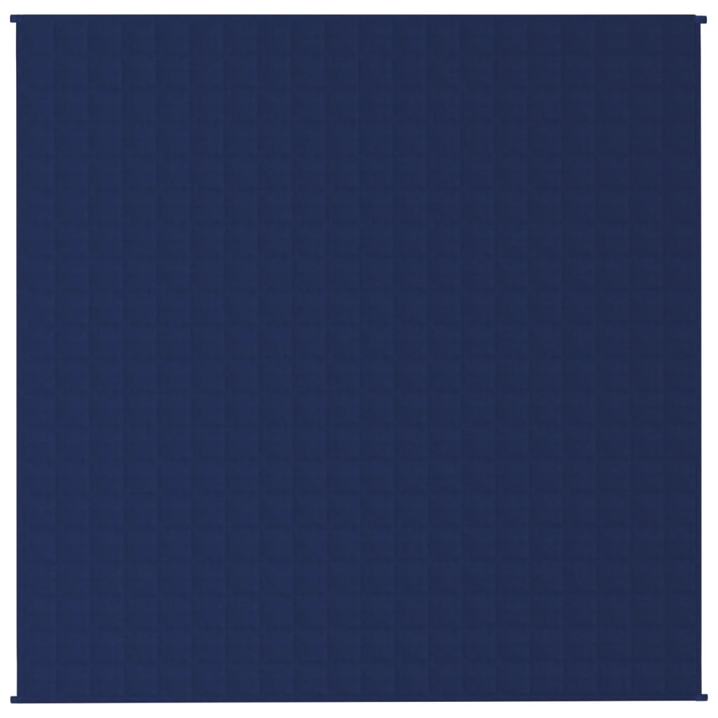 Weighted Blanket Blue 200x200 cm 9 kg Fabric