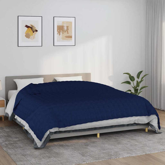 Weighted Blanket Blue 220x260 cm 15 kg Fabric