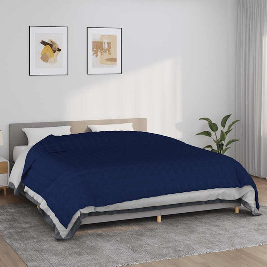 Weighted Blanket Blue 235x290 cm 11 kg Fabric