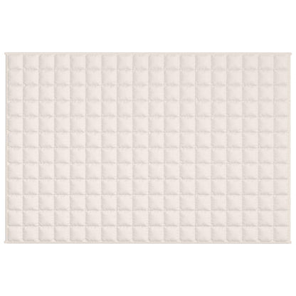 Weighted Blanket Light Cream 120x180 cm 5 kg Fabric