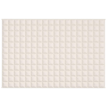 Weighted Blanket Light Cream 120x180 cm 9 kg Fabric