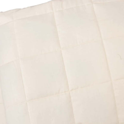 Weighted Blanket Light Cream 120x180 cm 9 kg Fabric