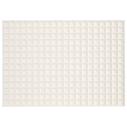 Weighted Blanket Light Cream 138x200 cm Single 6 kg Fabric