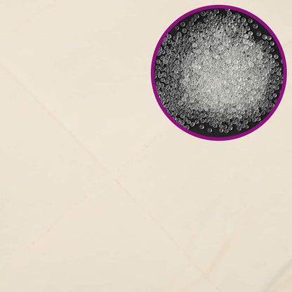 Weighted Blanket Light Cream 200x225 cm 9 kg Fabric