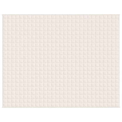 Weighted Blanket Light Cream 235x290 cm 11 kg Fabric