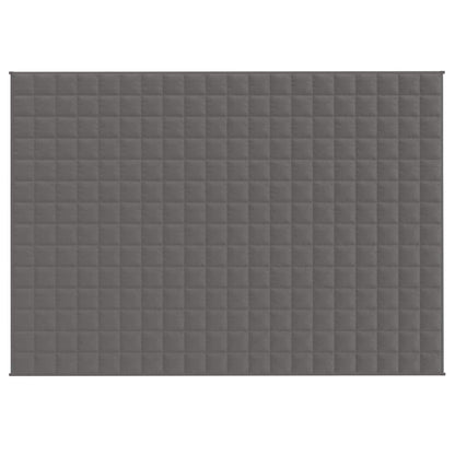 Weighted Blanket Grey 138x200 cm Single 10 kg Fabric