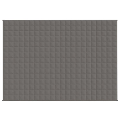 Weighted Blanket Grey 155x220 cm 7 kg Fabric