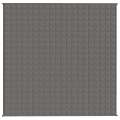 Weighted Blanket Grey 200x200 cm 13 kg Fabric