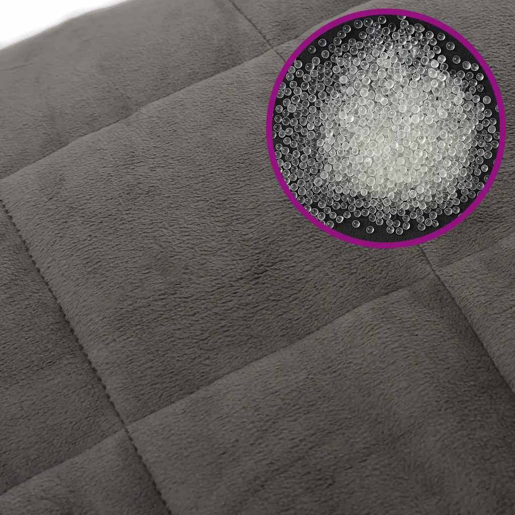 Weighted Blanket Grey 200x200 cm 13 kg Fabric