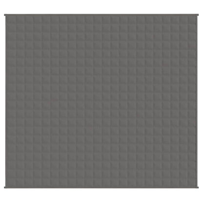 Weighted Blanket Grey 200x225 cm 9 kg Fabric