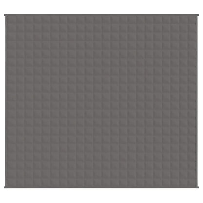 Weighted Blanket Grey 200x225 cm 9 kg Fabric