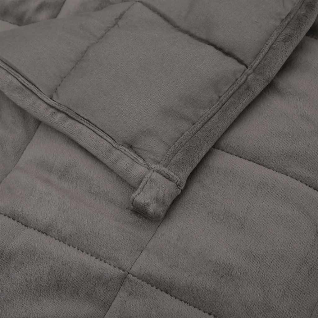 Weighted Blanket Grey 235x290 cm 15 kg Fabric