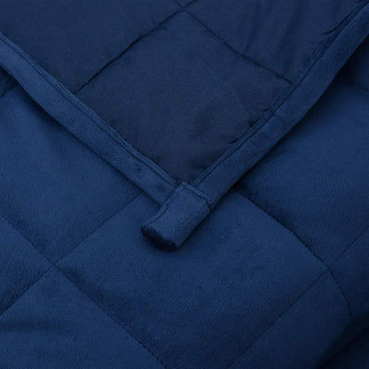 Weighted Blanket Blue 138x200 cm Single 6 kg Fabric
