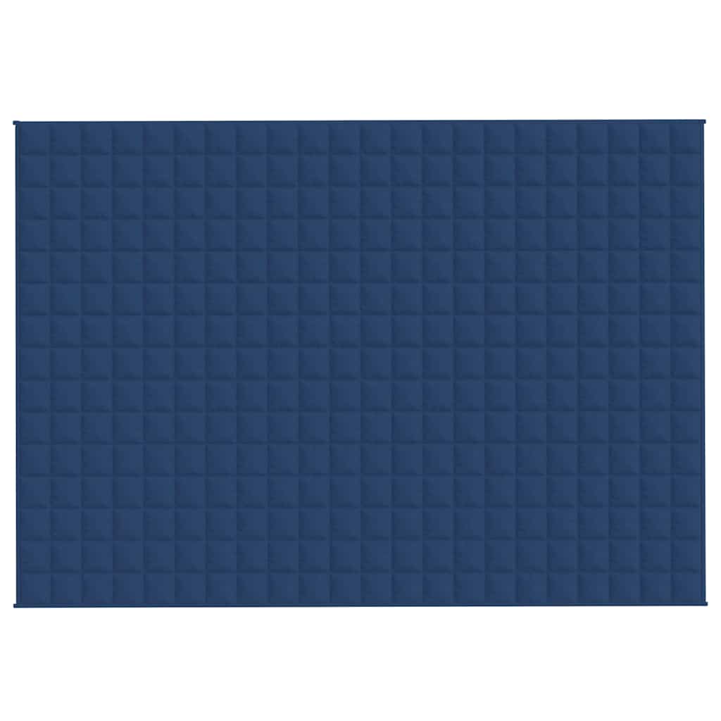 Weighted Blanket Blue 155x220 cm 7 kg Fabric