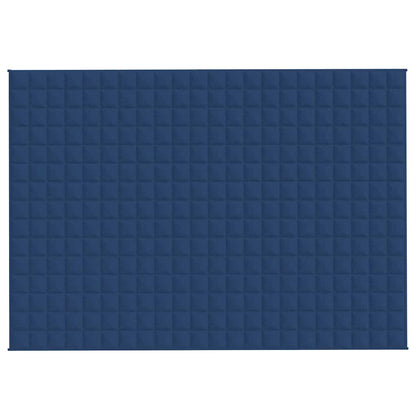 Weighted Blanket Blue 155x220 cm 7 kg Fabric