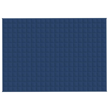 Weighted Blanket Blue 155x220 cm 11 kg Fabric