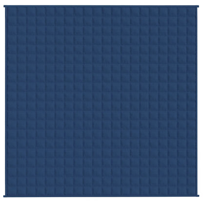 Weighted Blanket Blue 200x200 cm 9 kg Fabric