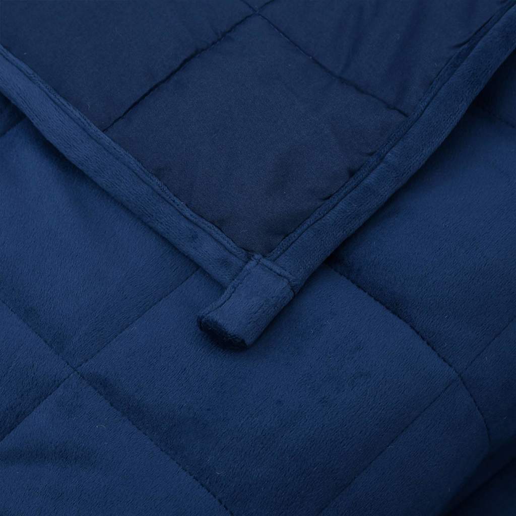 Weighted Blanket Blue 235x290 cm 15 kg Fabric