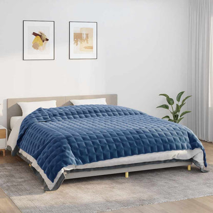 Weighted Blanket Blue 235x290 cm 15 kg Fabric