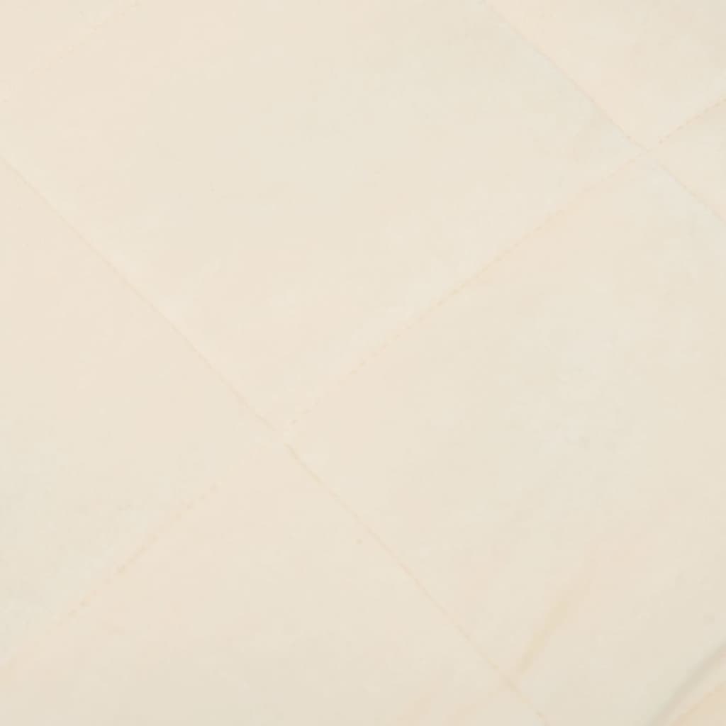 Weighted Blanket Light Cream 138x200 cm Single 6 kg Fabric