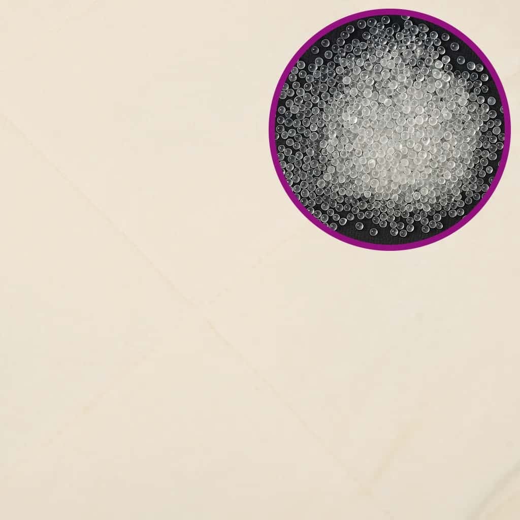 Weighted Blanket Light Cream 155x220 cm 7 kg Fabric