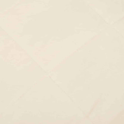 Weighted Blanket Light Cream 200x225 cm 13 kg Fabric