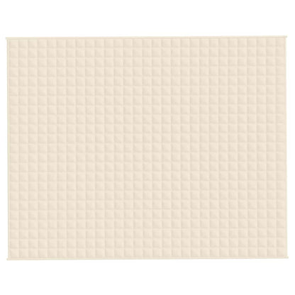 Weighted Blanket Light Cream 235x290 cm 11 kg Fabric