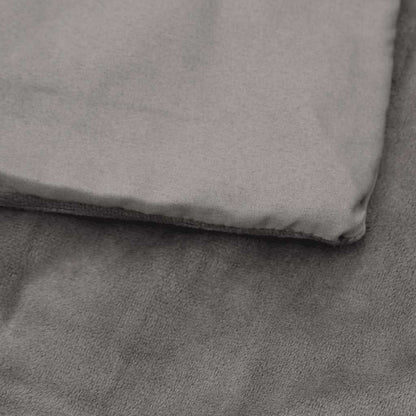 Weighted Blanket With Cover | Grey | Fabric (100% cotton) | 120 x 180 cm