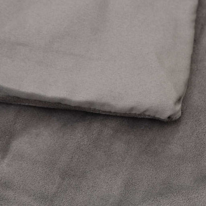 Weighted Blanket with Cover Grey 138x200 cm 10 kg Fabric