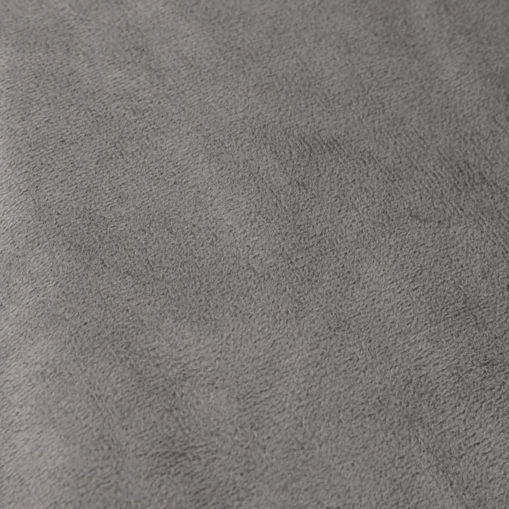 Weighted Blanket with Cover Grey 138x200 cm Single 10 kg Fabric