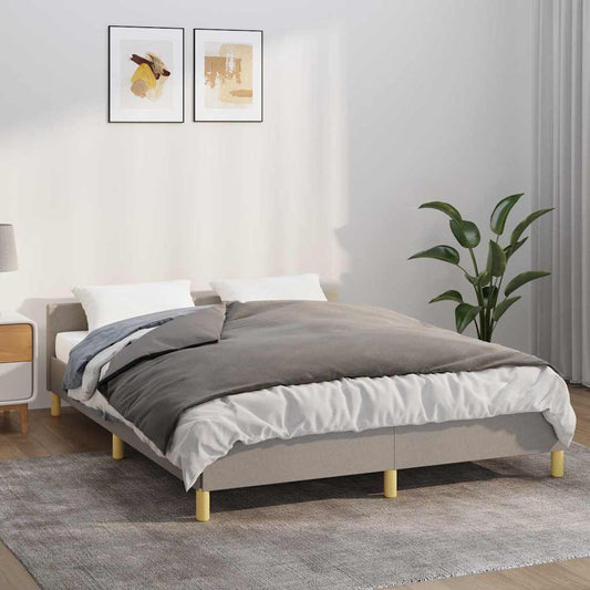 Weighted Blanket with Cover Grey 150x200 cm 7 kg Fabric