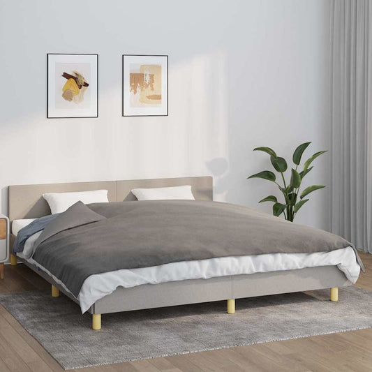 Weighted Blanket With Cover | Grey | Cotton | 155 cm x 220 cm