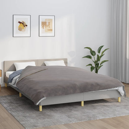 Weighted Blanket With Cover | Grey | Cotton, Polyester, Glass Beads
