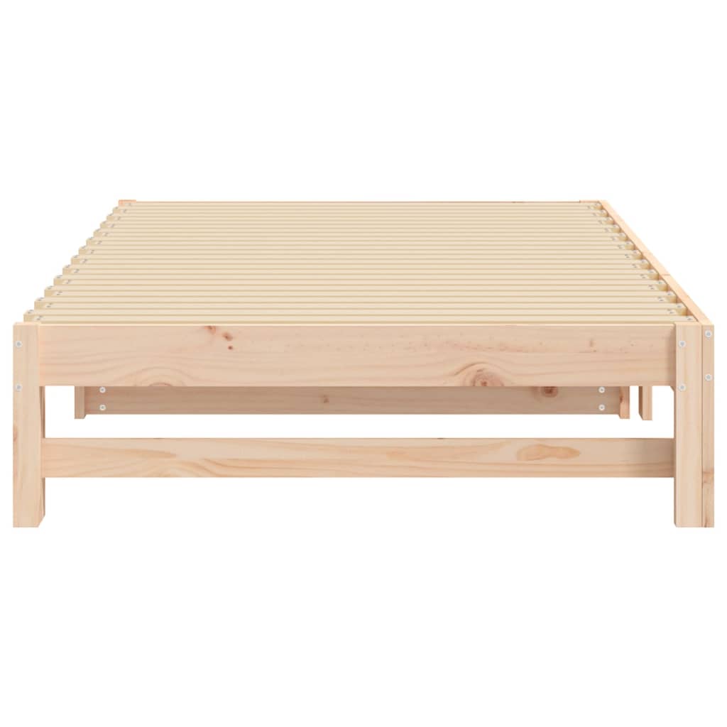 Day Bed | Natural Pine | Solid pinewood | Double