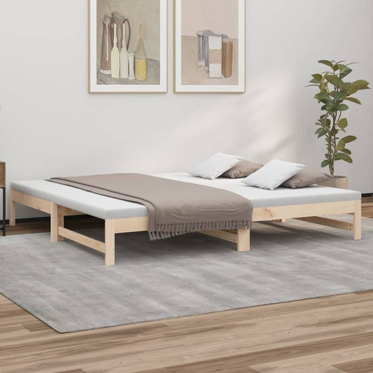 Day Bed | Natural Pine | Solid pinewood | Double