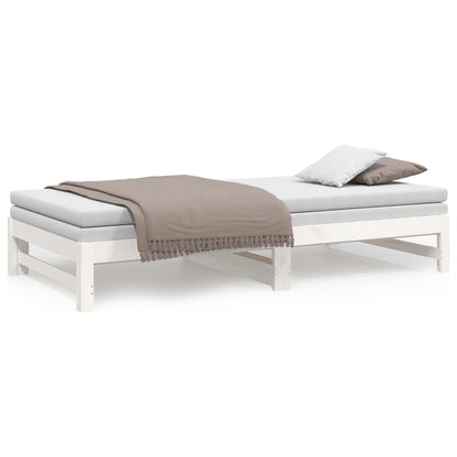 Day Bed | White | Solid pinewood | Double
