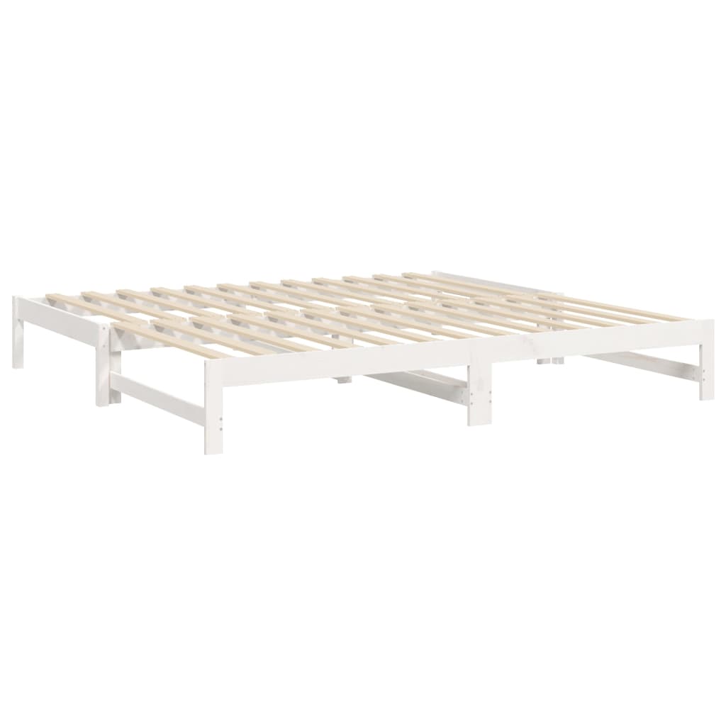 Day Bed | White | Solid pinewood | Double