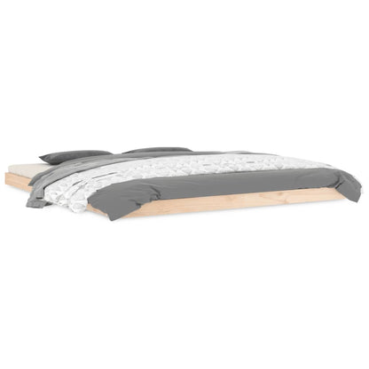 Bed Frame | Natural Pine | Solid Pinewood, Plywood | Super King | Durable