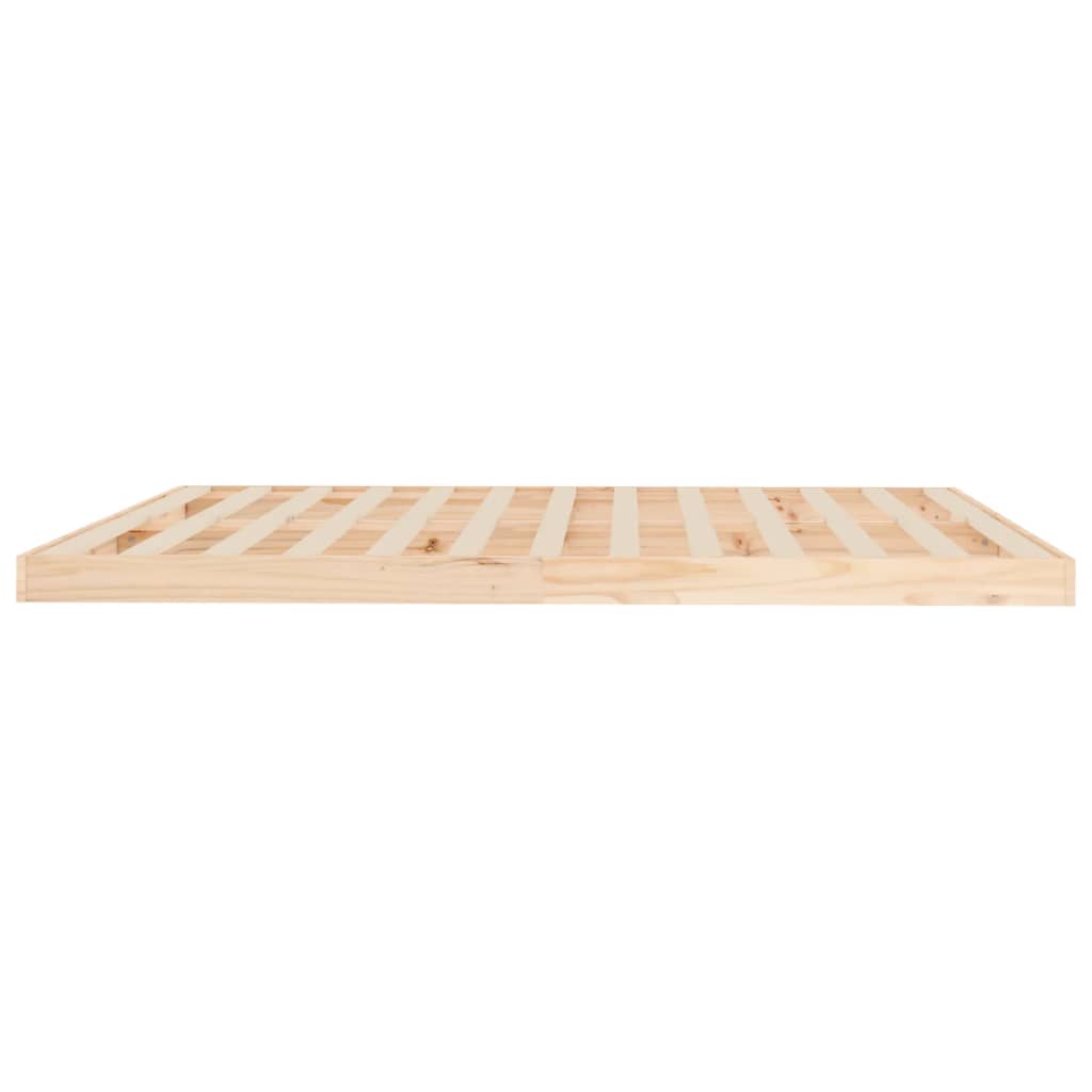 Bed Frame | Natural Pine | Solid Pinewood, Plywood | Super King | Durable