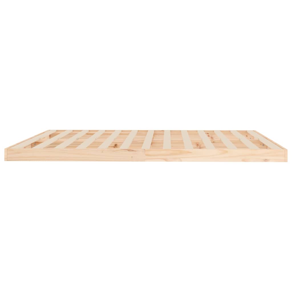 Bed Frame without Mattress 180x200 cm Solid Wood Pine
