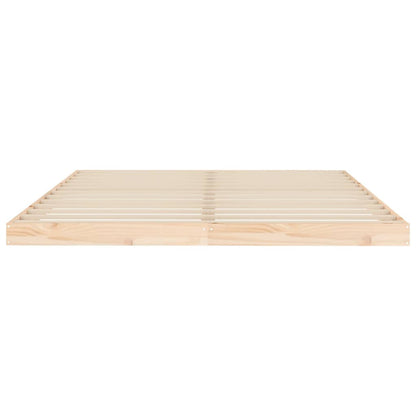 Bed Frame | Natural pine | Solid pine wood and plywood | Standard Double