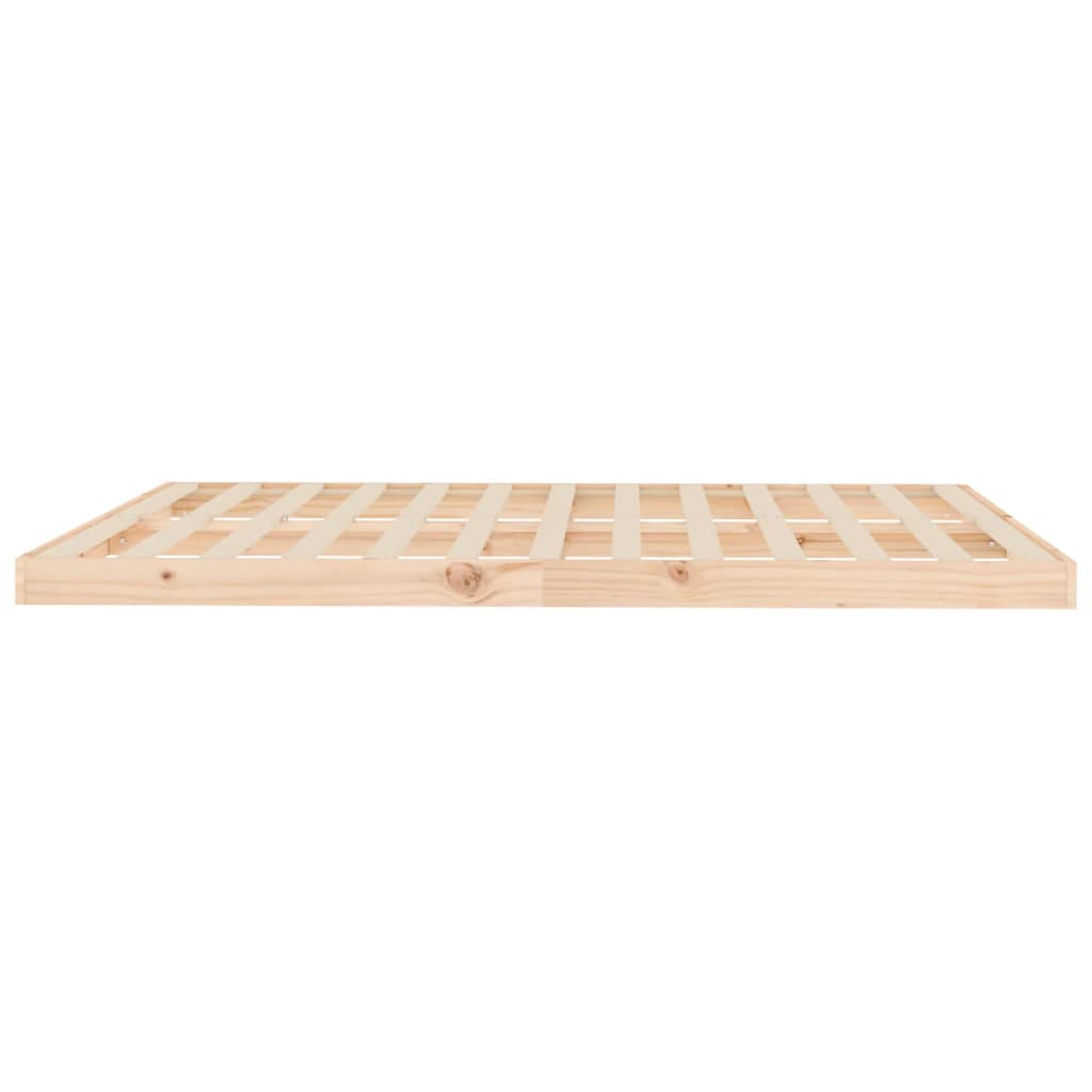 Bed Frame | Natural pine | Solid pine wood and plywood | Standard Double